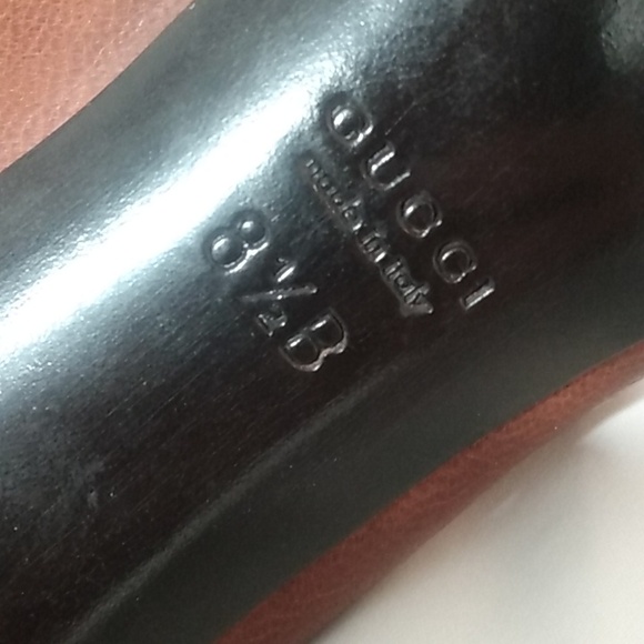 Like New, Gucci Leather Horse-bit Lug Sole Heels - Picture 10 of 16